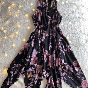 Pretty Floral Flowy Dress
